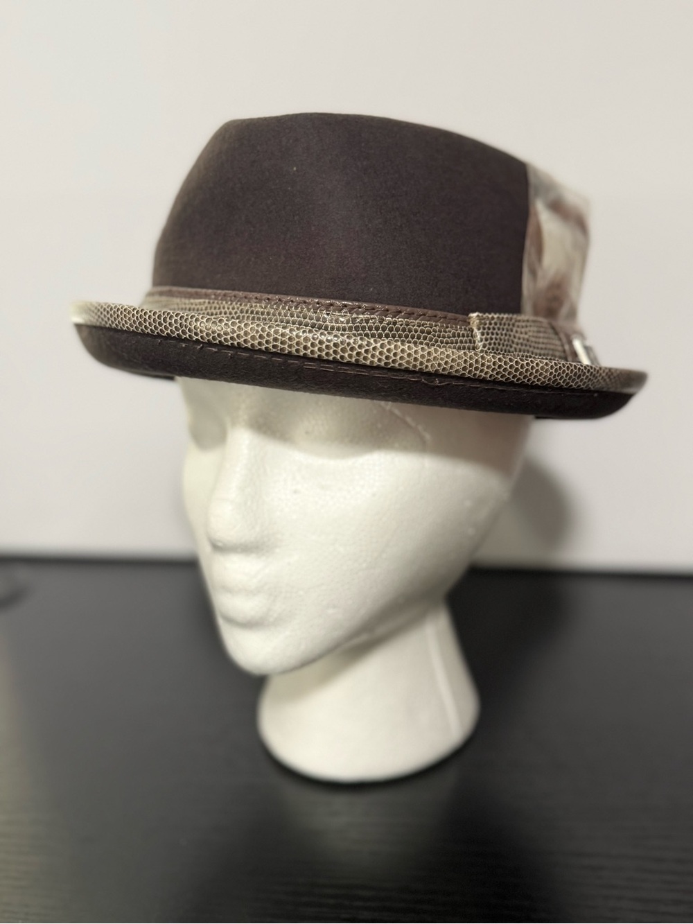 NEW! 2012-2018 Stacy Adams BAMSAW648-BRN2 Men’s Fedora Size Medium